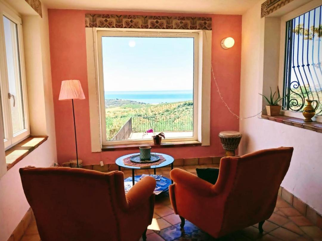 Villa Immersa In Oliveto Vista Mare Sciacca Exterior foto