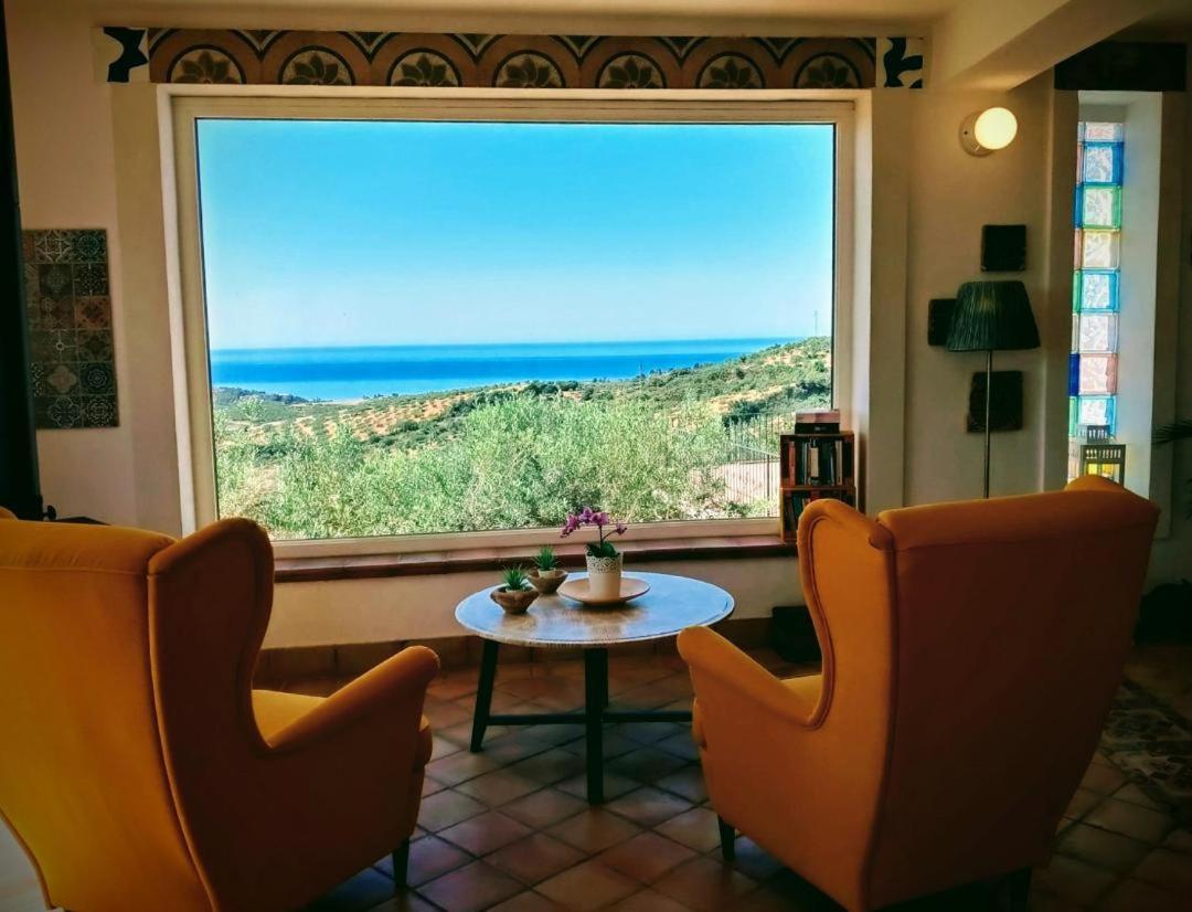 Villa Immersa In Oliveto Vista Mare Sciacca Exterior foto